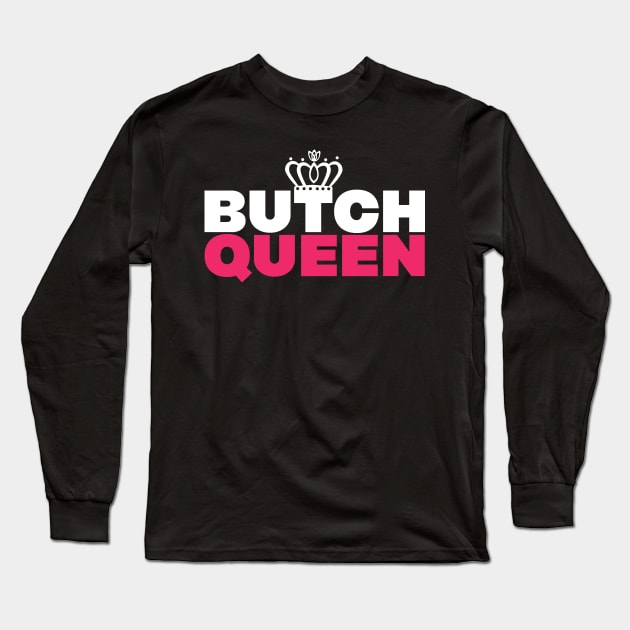 Butch Queen Long Sleeve T-Shirt by Inky Icarus